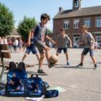 Ensemble sac à dos Mbappé 3 pièces | Sac école football enfant cadeau