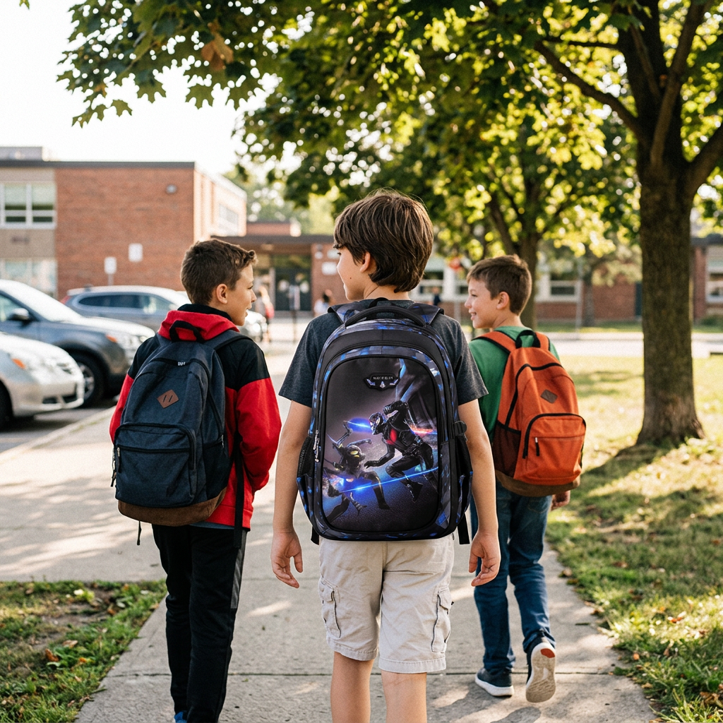 Sac à dos garçon | Sac école imperméable garçon 1-9 ans