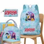 Ensemble sac à dos K-Pop Demon Hunters | Sac école adolescent 3 pièces