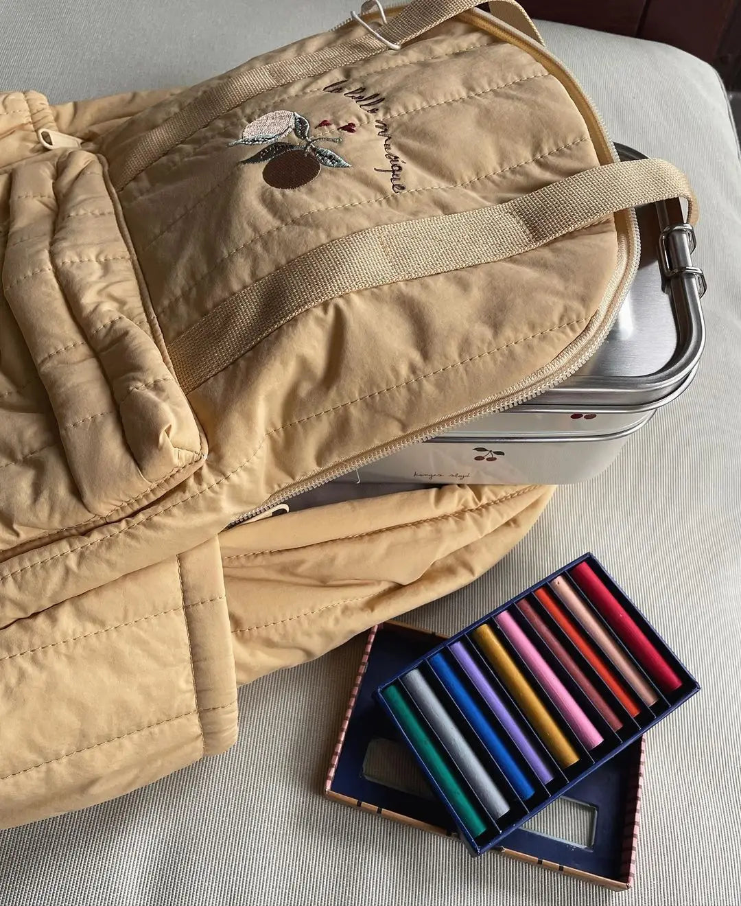 Sac à dos cerise citron enfant | Sac maternelle léger garçon fille cadeau
