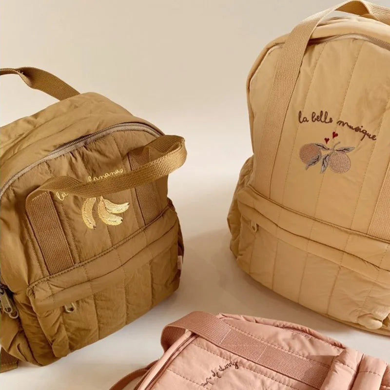 Sac à dos cerise citron enfant | Sac maternelle léger garçon fille cadeau