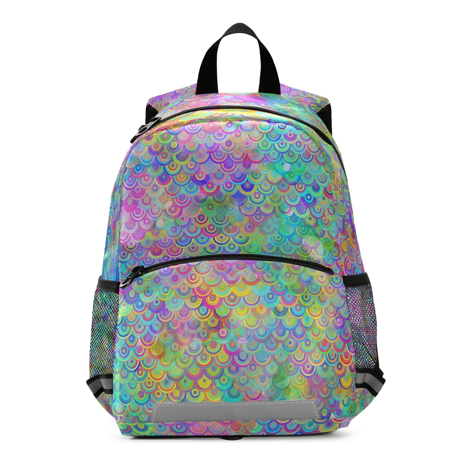 Petit sac à dos tendance arc-en-ciel léopard rose gold