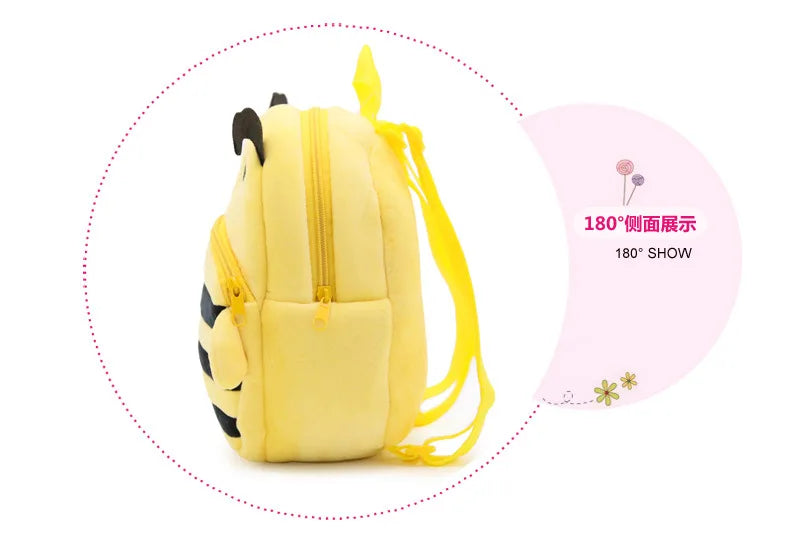 Sac à dos 3D animaux enfant | Sac maternelle pingouin cartoon garçon fille