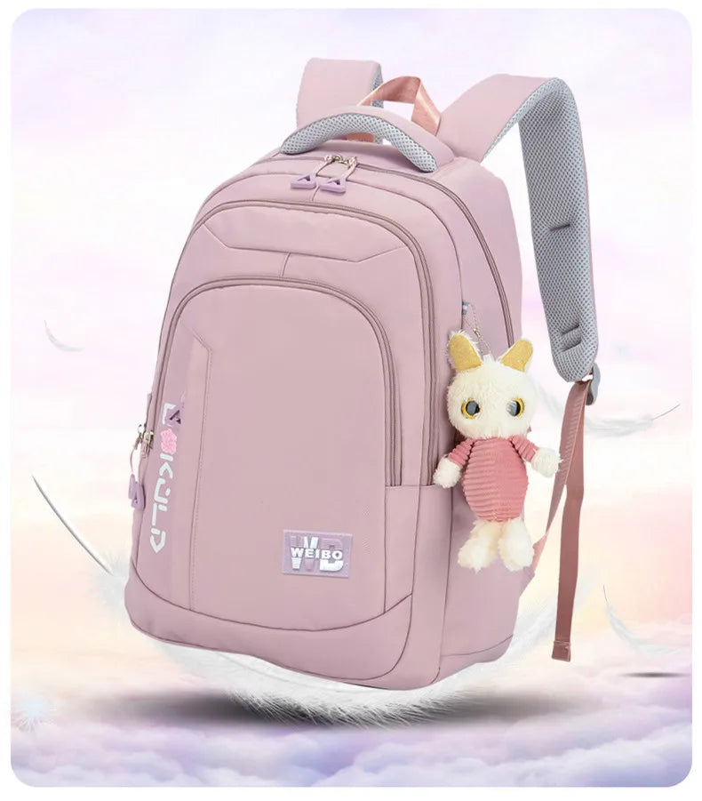 Sac à dos fille ado kawaii | Sac école primaire lycée rose tendance