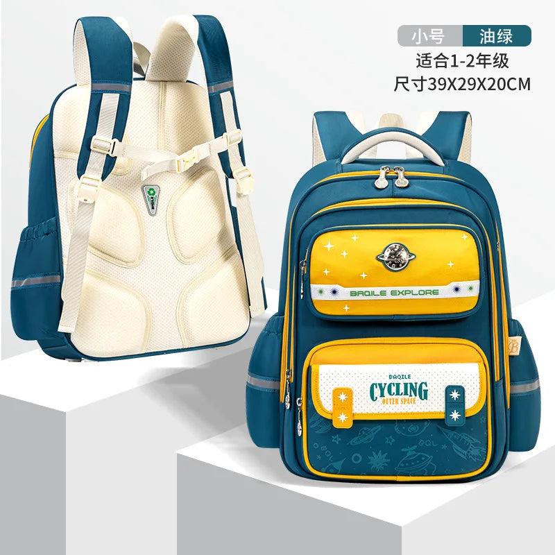 Sac à dos orthopédique imperméable enfant | Sac école Oxford garçon fille