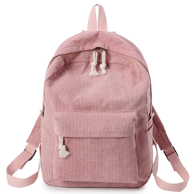 Sac à dos personnalisé prénom enfant | Sac école corduroy brodé cadeau