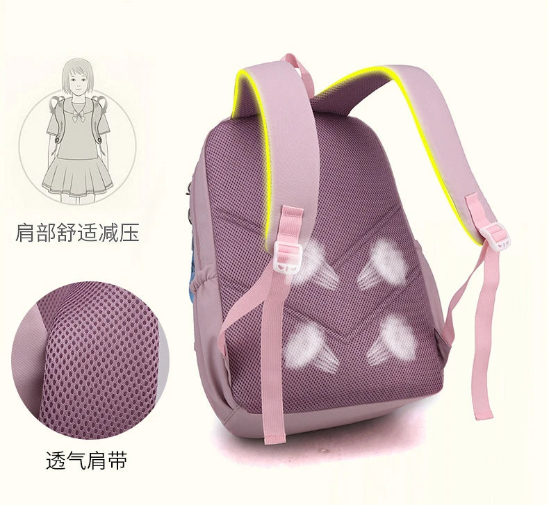Sac à dos fille ado kawaii | Sac école primaire lycée rose tendance