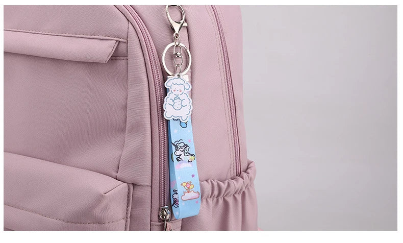 Sac à dos fille ado kawaii | Sac école primaire lycée rose tendance
