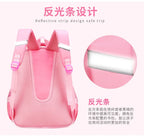 Sac à dos style coréen ergonomique fille | Sac école primaire pois nœud