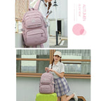 Sac à dos fille ado kawaii | Sac école primaire lycée rose tendance