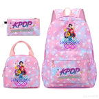 Ensemble sac à dos K-Pop Demon Hunters | Sac école adolescent 3 pièces