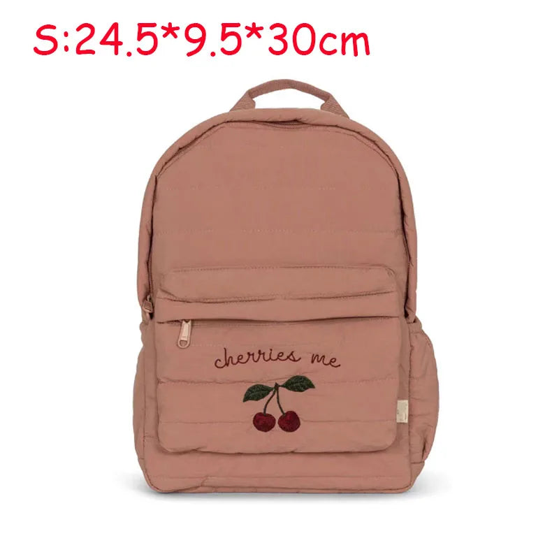 Sac à dos cerise citron enfant | Sac maternelle léger garçon fille cadeau