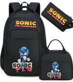 Ensemble sac à dos Sonic camouflage | Sac école spacieux enfant 3-12 ans