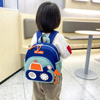 Sac à dos tractopelle enfant | Sac école maternelle camion