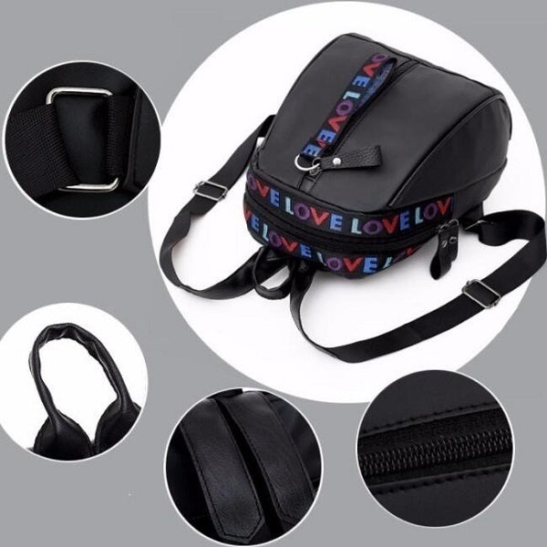 Sac à dos LOVE fashion femme | Sac épaule tendance voyage école