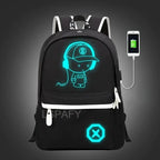 Sac à dos lumineux USB imperméable ado