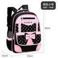 Sac à dos style coréen ergonomique fille | Sac école primaire pois nœud