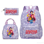 Ensemble sac à dos K-Pop Demon Hunters | Sac école adolescent 3 pièces