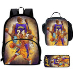 Ensemble sac à dos Kobe Bryant enfant | Sac école basketball 1-3 pièces