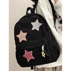 Sac à dos femme grande capacité | Sac école lycée corduroy tendance