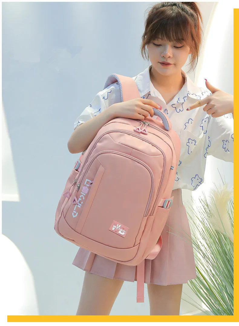 Sac à dos fille ado kawaii | Sac école primaire lycée rose tendance