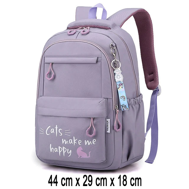 Sac à dos fille ado kawaii | Sac école primaire lycée rose tendance
