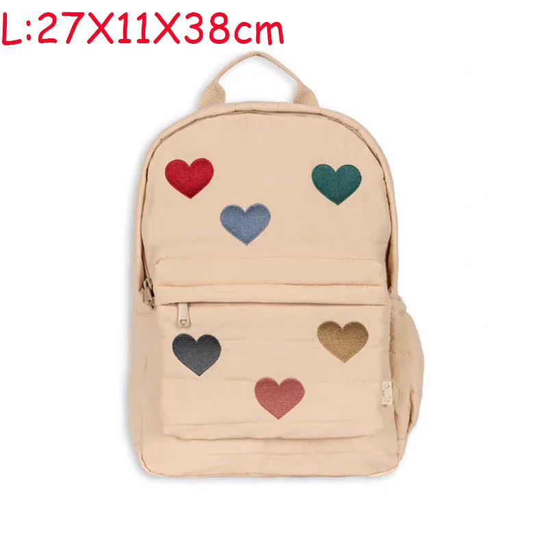Sac à dos parent-enfant cerise citron | Sac maternelle coton unisexe cadeau