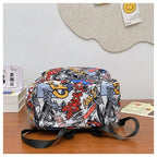 Sac à dos graffiti lycéen grande capacité | Sac école ado tendance 2025