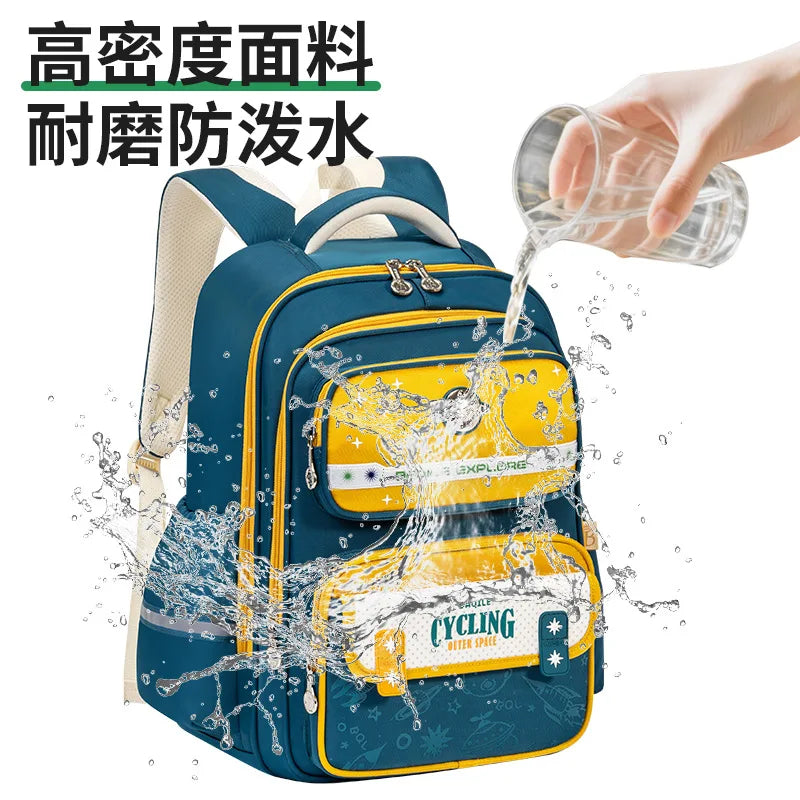 Sac à dos orthopédique imperméable enfant | Sac école Oxford garçon fille