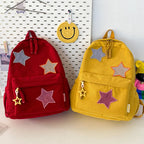 Sac à dos femme grande capacité | Sac école lycée corduroy tendance