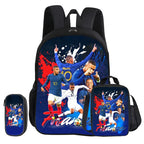 Ensemble sac à dos Mbappé 3 pièces | Sac école football enfant cadeau