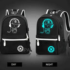 Sac à dos lumineux USB imperméable ado