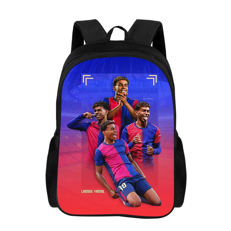 Sac à dos Lamine Yamal enfant | Sac école football léger grande capacité