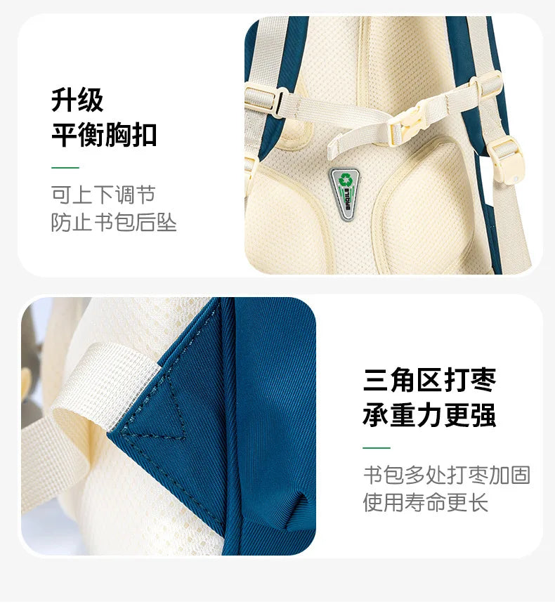 Sac à dos orthopédique imperméable enfant | Sac école Oxford garçon fille