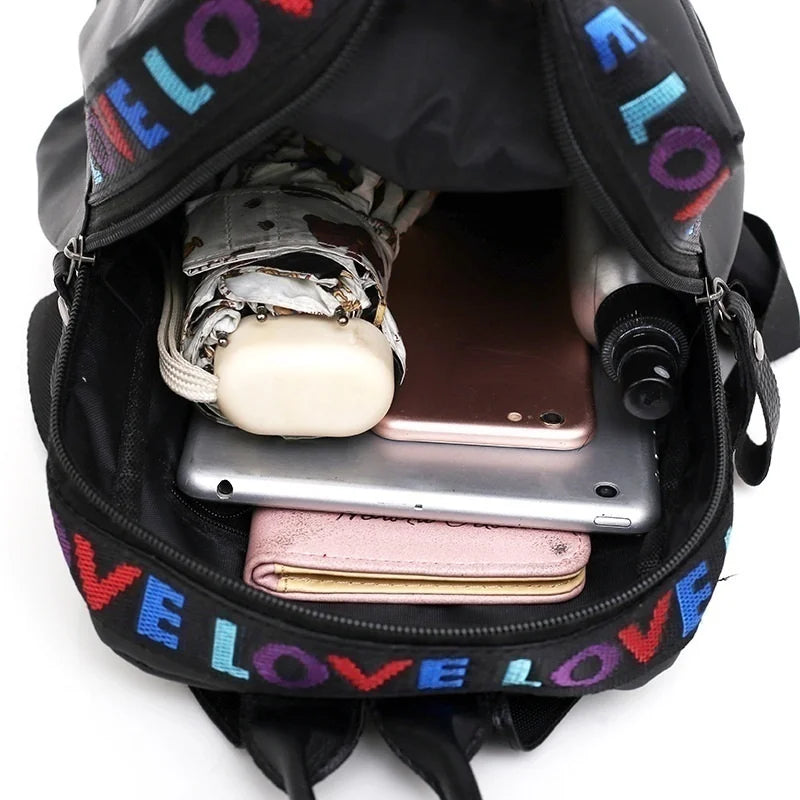 Sac à dos LOVE fashion femme | Sac épaule tendance voyage école