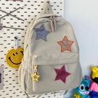 Sac à dos femme grande capacité | Sac école lycée corduroy tendance