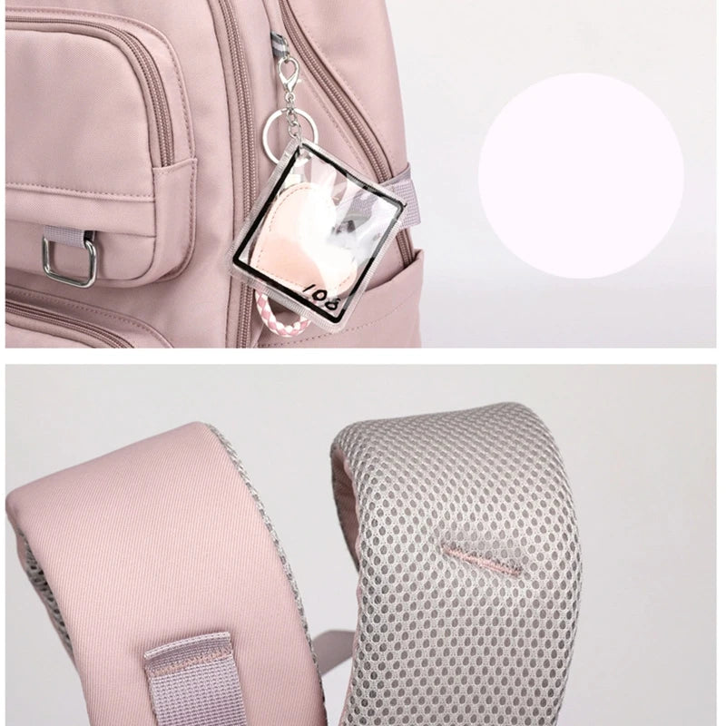 Sac à dos fille ado kawaii | Sac école primaire lycée rose tendance