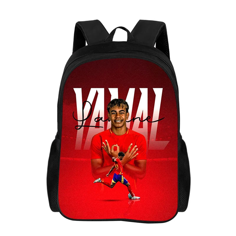 Sac à dos Lamine Yamal enfant | Sac école football léger grande capacité