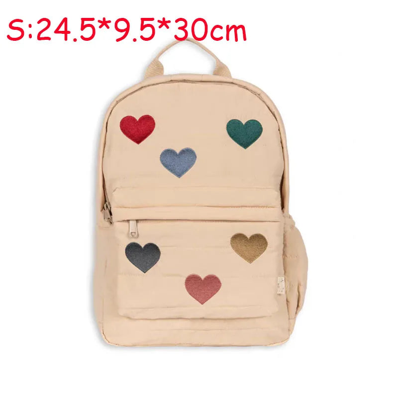 Sac à dos parent-enfant cerise citron | Sac maternelle coton unisexe cadeau