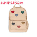 Sac à dos parent-enfant cerise citron | Sac maternelle coton unisexe cadeau