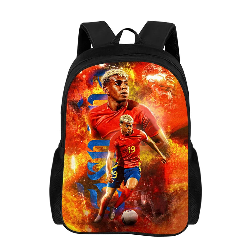 Sac à dos Lamine Yamal enfant | Sac école football léger grande capacité