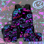 Sac à dos Graffiti J-JinxS enfant | Ensemble sac école trousse lunch bag