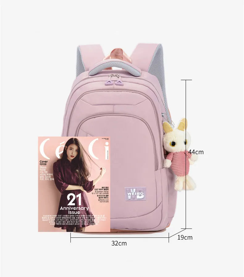 Sac à dos fille ado kawaii | Sac école primaire lycée rose tendance