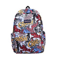 Sac à dos graffiti lycéen grande capacité | Sac école ado tendance 2025