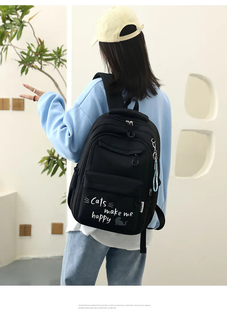 Sac à dos fille ado kawaii | Sac école primaire lycée rose tendance
