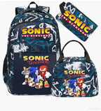 Ensemble sac à dos Sonic camouflage | Sac école spacieux enfant 3-12 ans