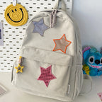 Sac à dos femme grande capacité | Sac école lycée corduroy tendance