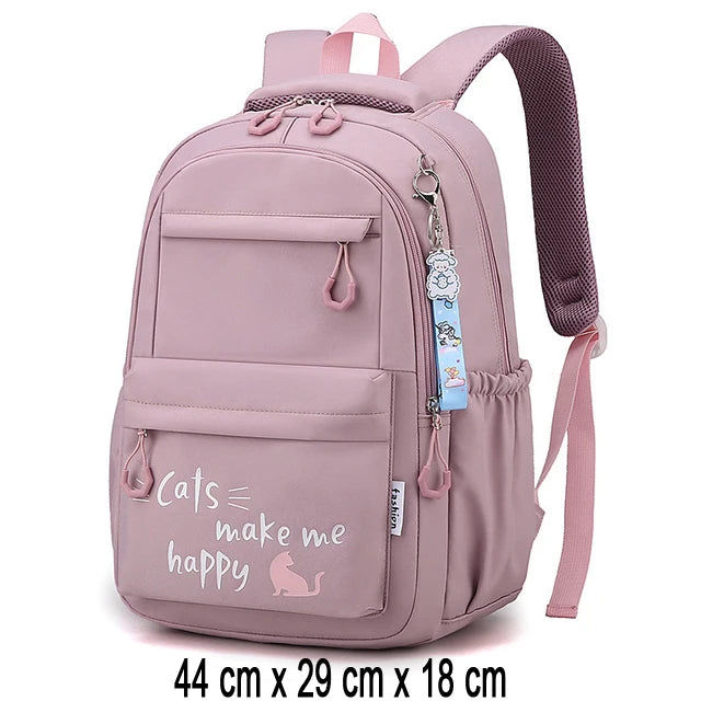 Sac à dos fille ado kawaii | Sac école primaire lycée rose tendance