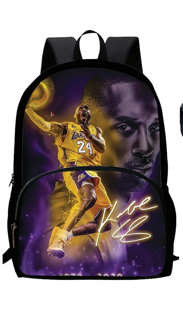 Ensemble sac à dos Kobe Bryant enfant | Sac école basketball 1-3 pièces