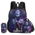 Ensemble sac à dos Mbappé 3 pièces | Sac école football enfant cadeau